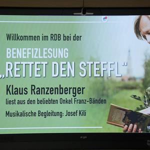 Benefizlesung Klaus Ranzenberger/Josef Kili