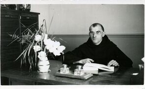 P. Jacques de Jésus in seinem Büro