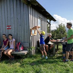 Bei der Losbichler Alm - Dank an Familie Schörkhuber