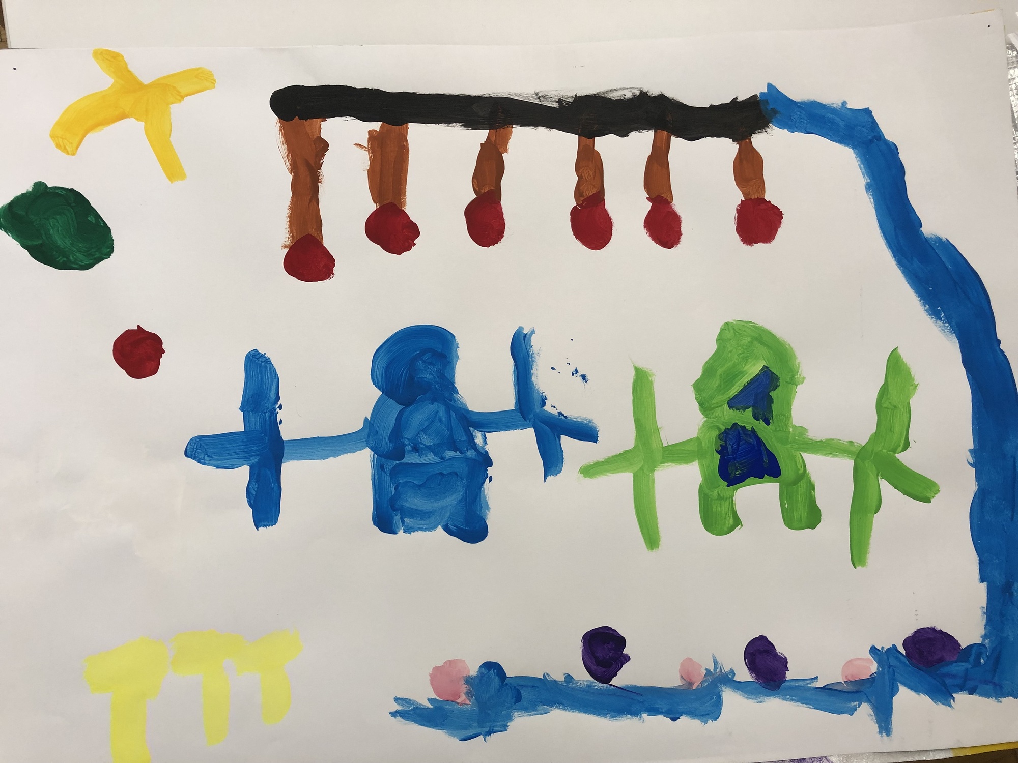 selbstgemaltes Kinderbild