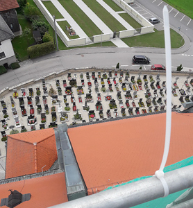 Impressionen von der Kirchturmsanierung